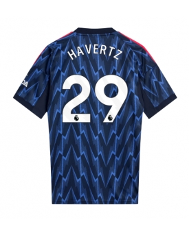 Billige Fotballdrakt Arsenal Kai Havertz #29 Replika Bortedrakt 2025-26 Kortermet